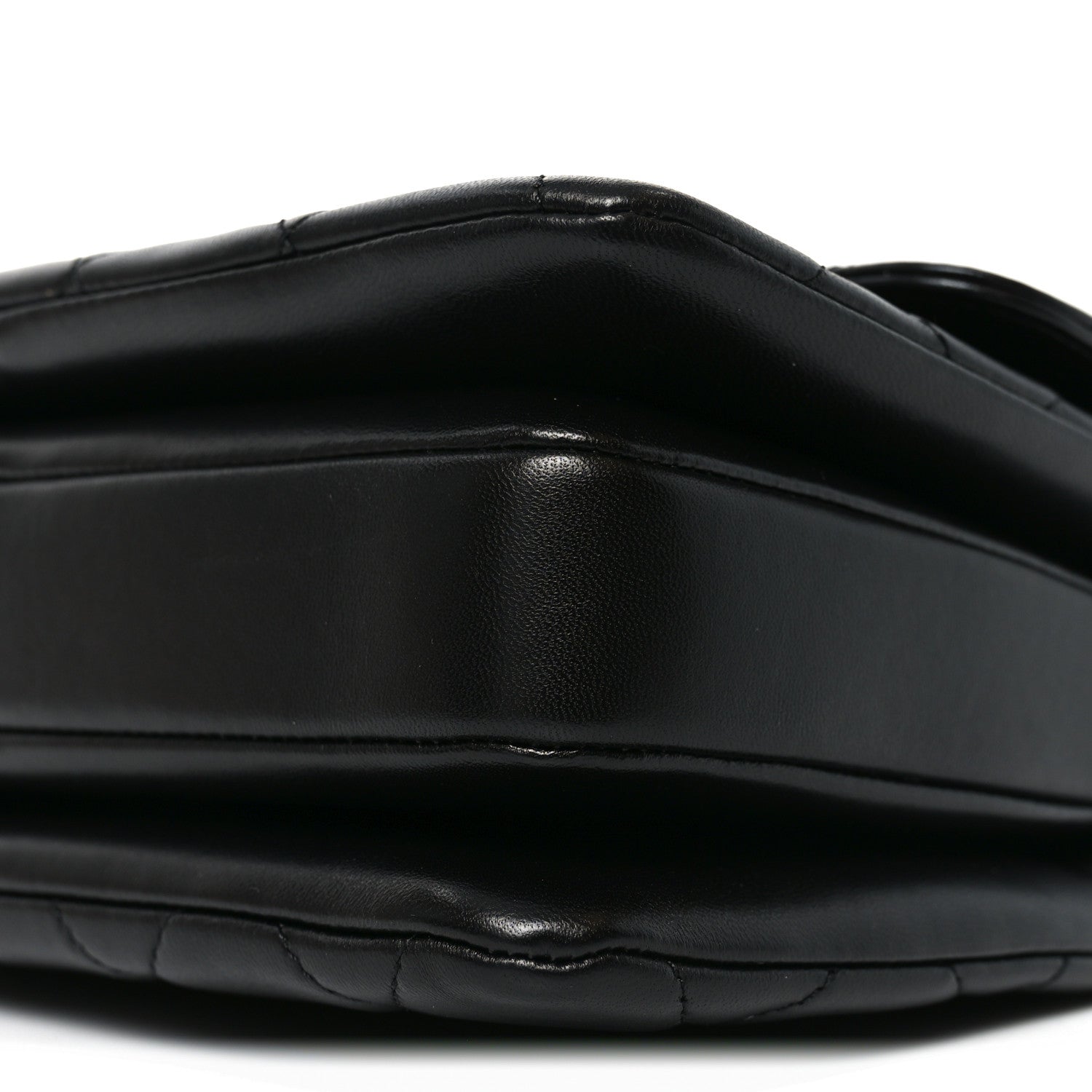 Lambskin Quilted Small Trendy CC Flap Dual Handle Bag Black