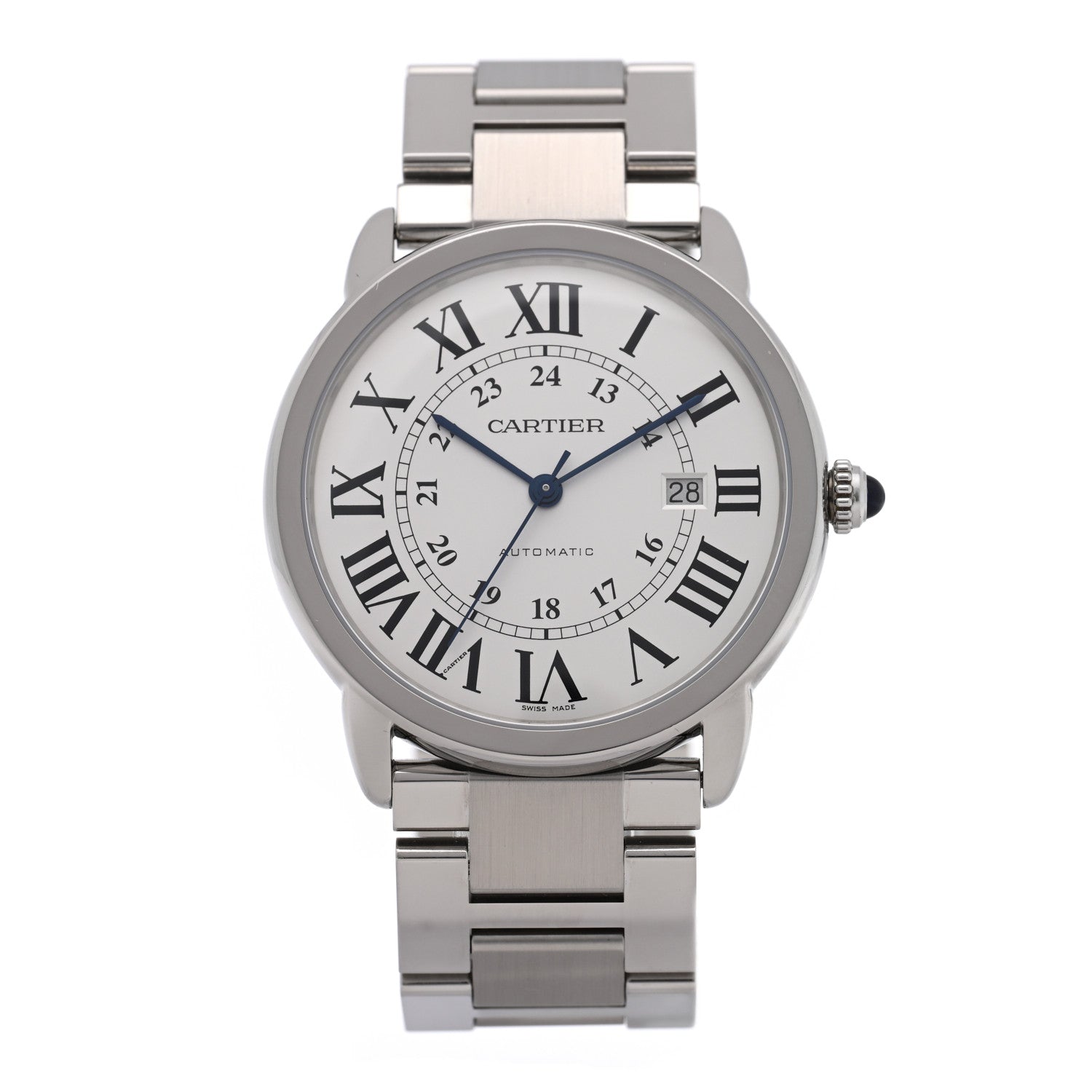 Stainless Steel 42mm Ronde Solo Automatic Watch