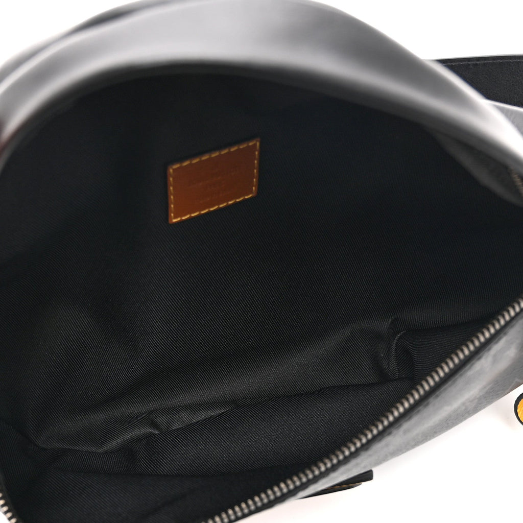 Monogram Eclipse Epi Gaston Label Discovery Bumbag Black Savan Yellow