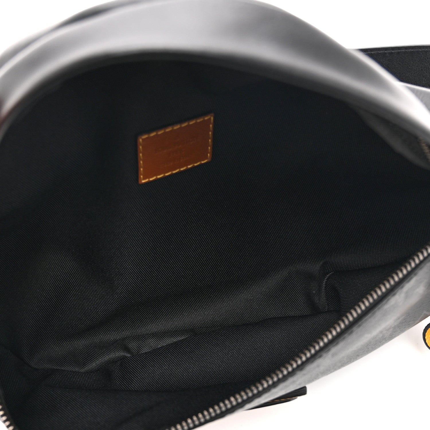 Monogram Eclipse Epi Gaston Label Discovery Bumbag Black Savan Yellow