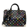 LV X TM Monogram Multicolor Speedy Soft 30 Black