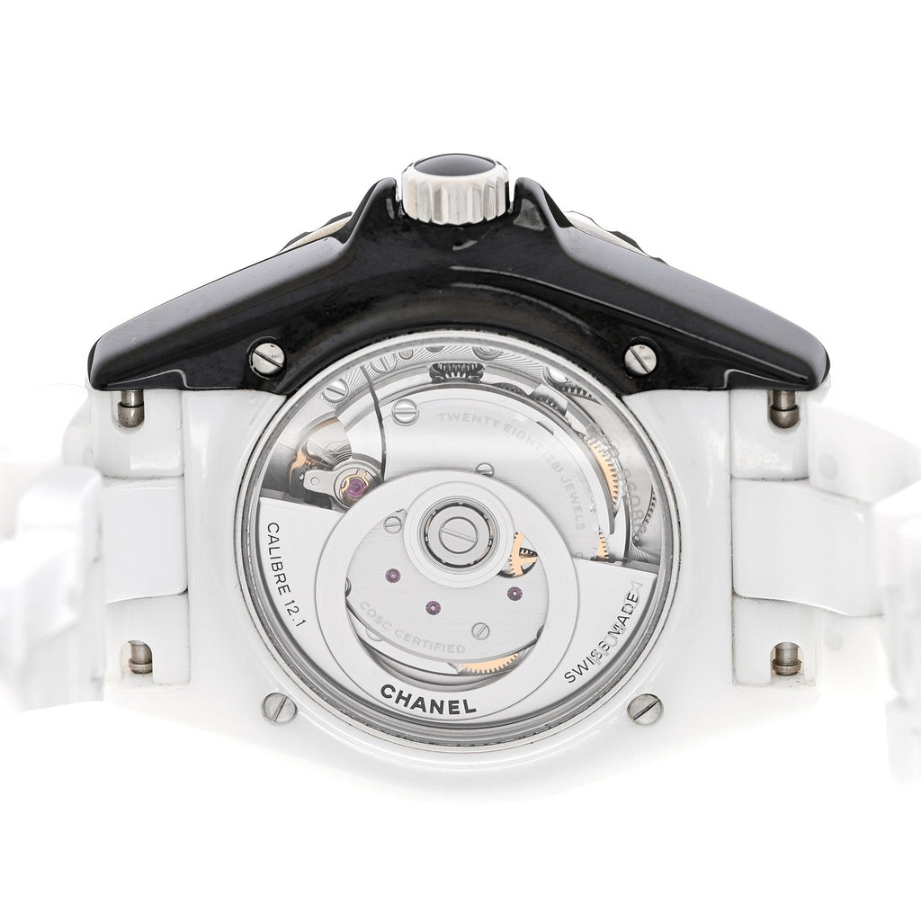 Stainless Steel Ceramic 38mm J12 Paradoxe Automatic Watch White