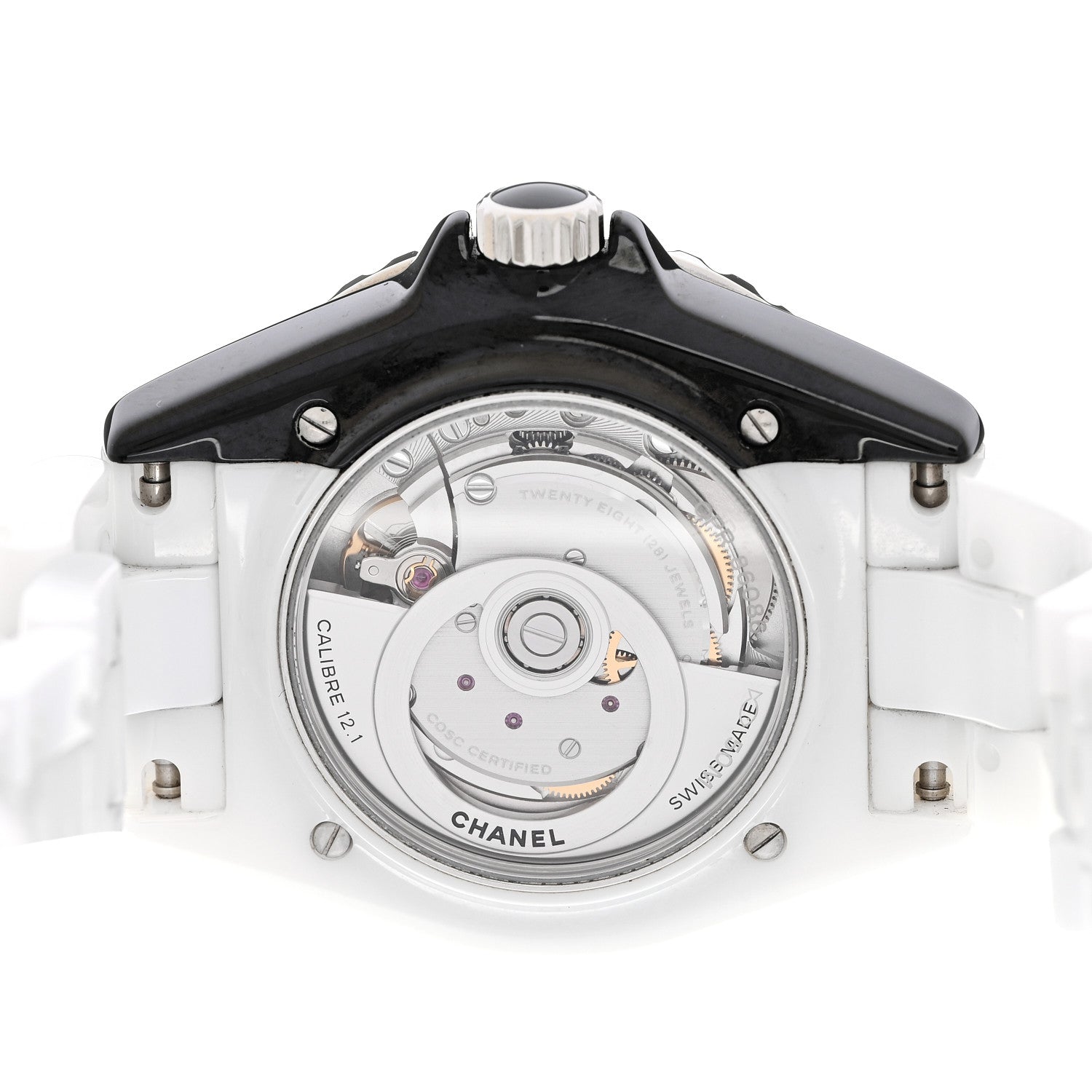 Stainless Steel Ceramic 38mm J12 Paradoxe Automatic Watch White
