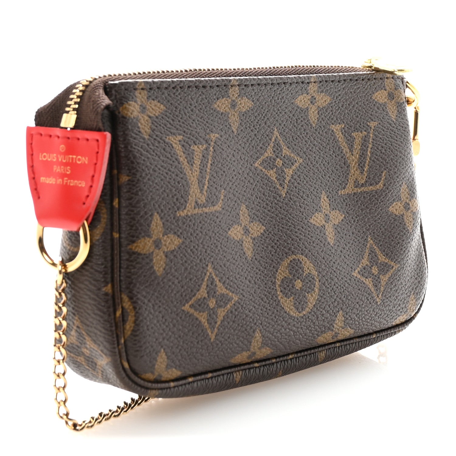 Monogram 2020 Christmas Animation Bumper Cars Mini Pochette Accessories Coquelicot