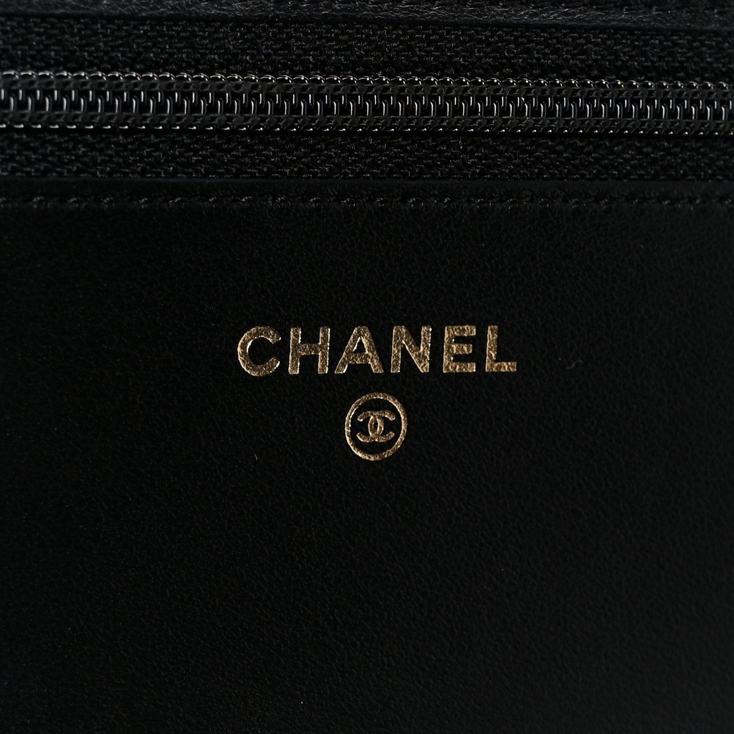 Caviar Quilted Boy Wallet On Chain WOC Black
