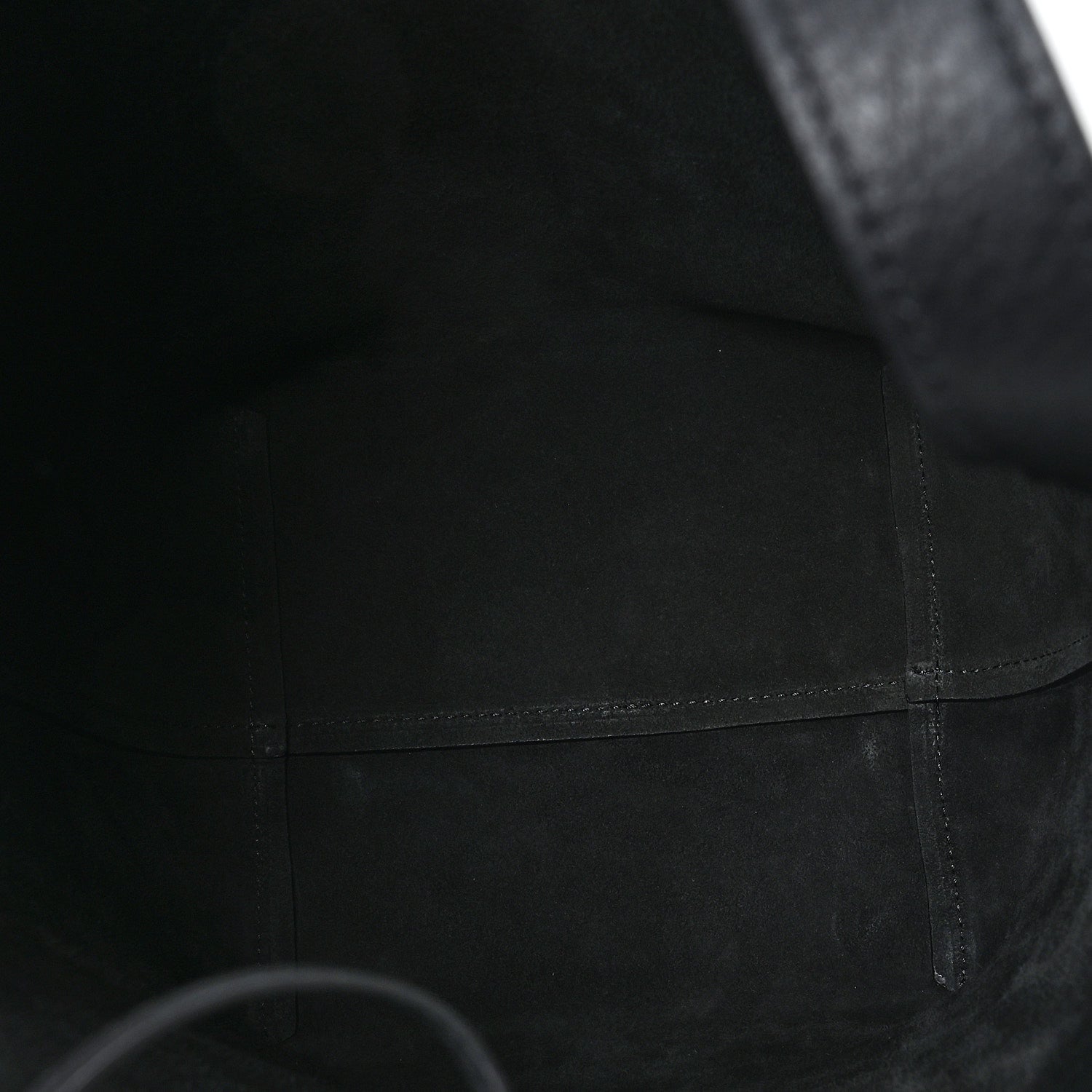 Grained Calfskin Medium N/S Park Tote Black