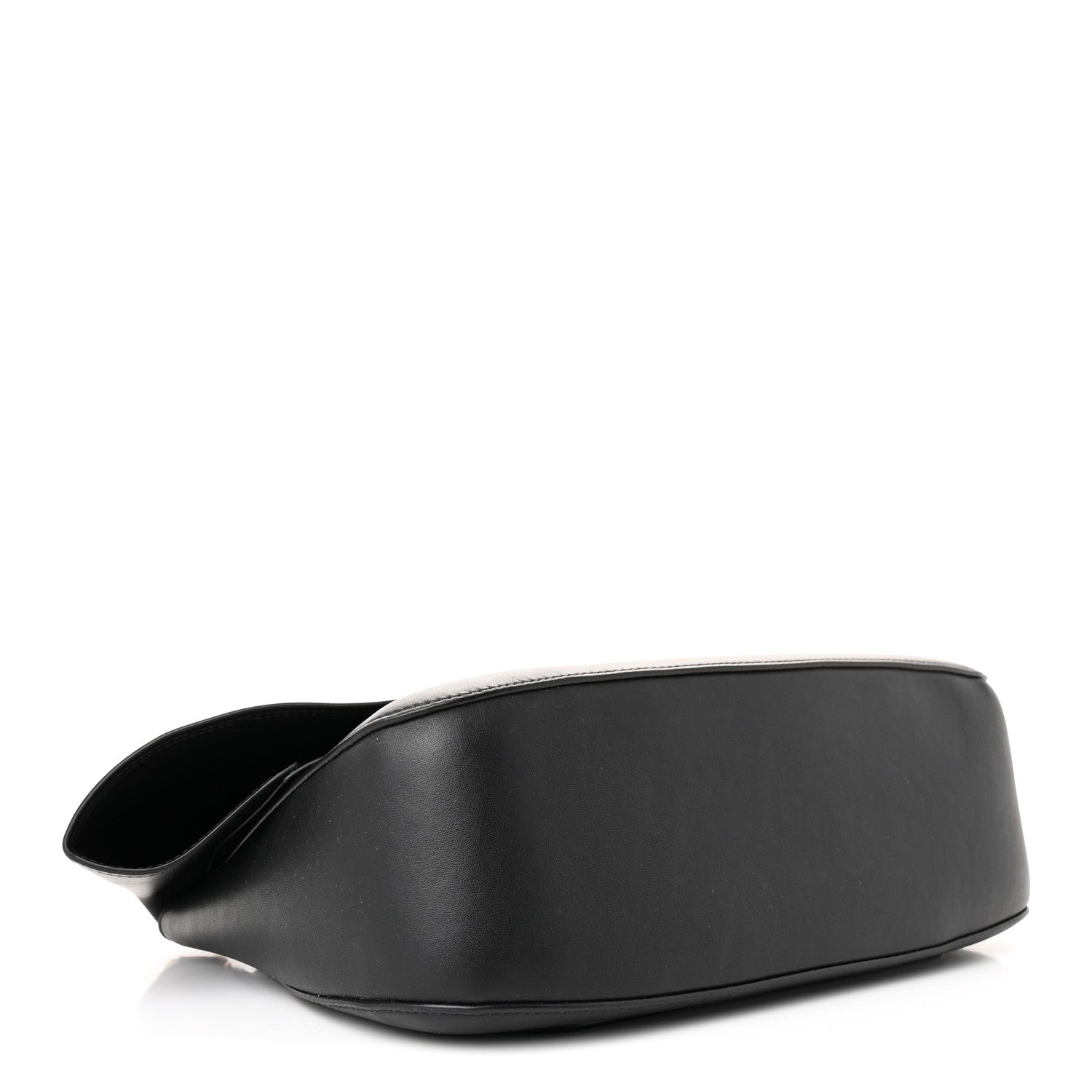 Smooth Calfskin Donut Chain Medium Ola Shoulder Bag Black