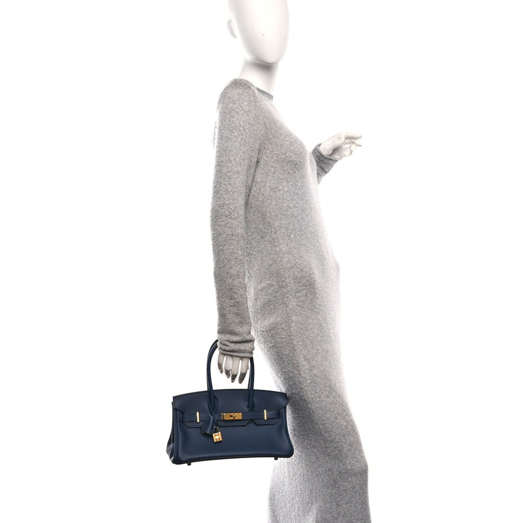 Evercolor Shoulder Birkin Light 29 Bleu Abysse