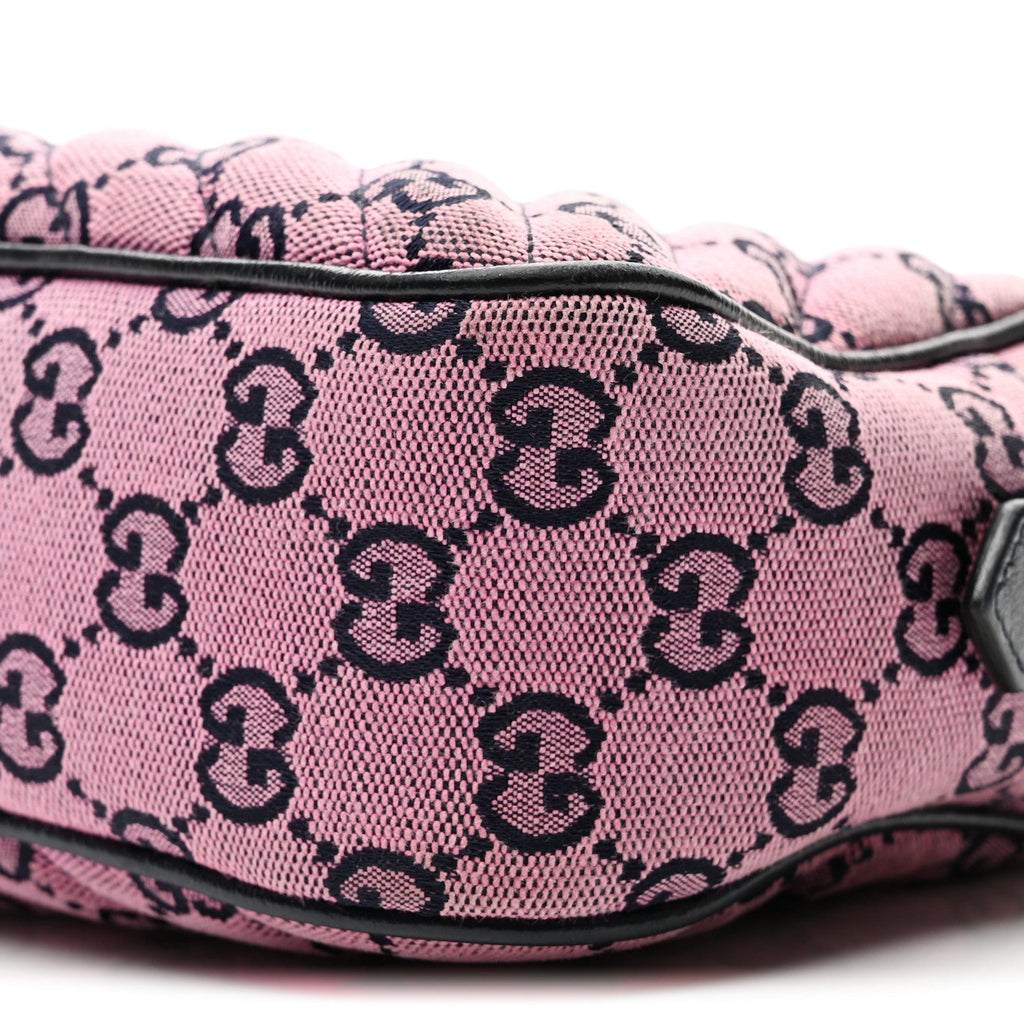 Monogram Multicolor Matelasse Diagonal Small GG Marmont Chain Shoulder Bag Pink Blue
