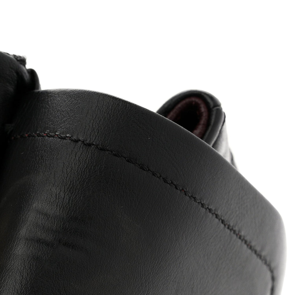 Aged Calfskin Quilted 2.55 Reissue 225 Flap Black