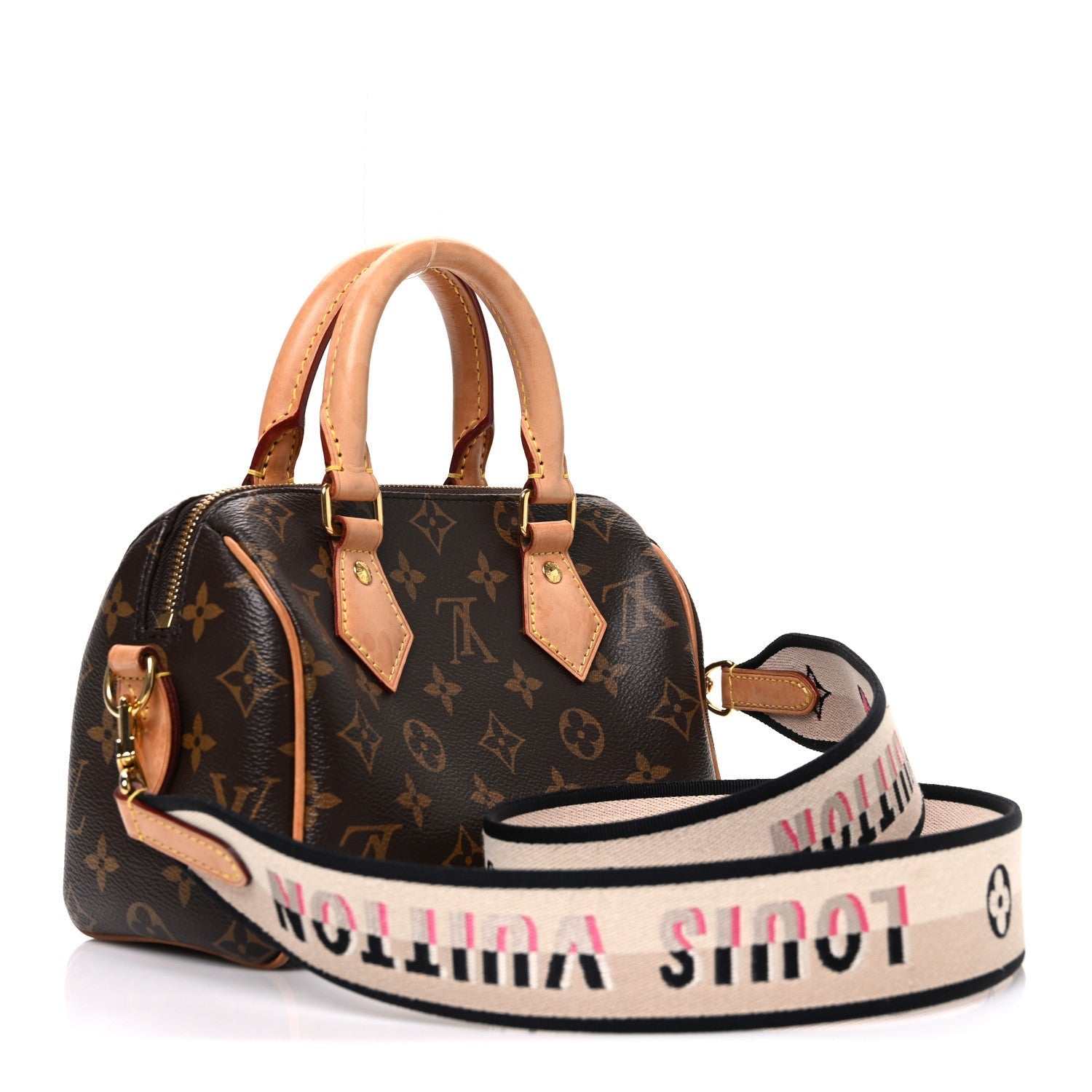 Monogram Speedy Bandouliere 20 Black