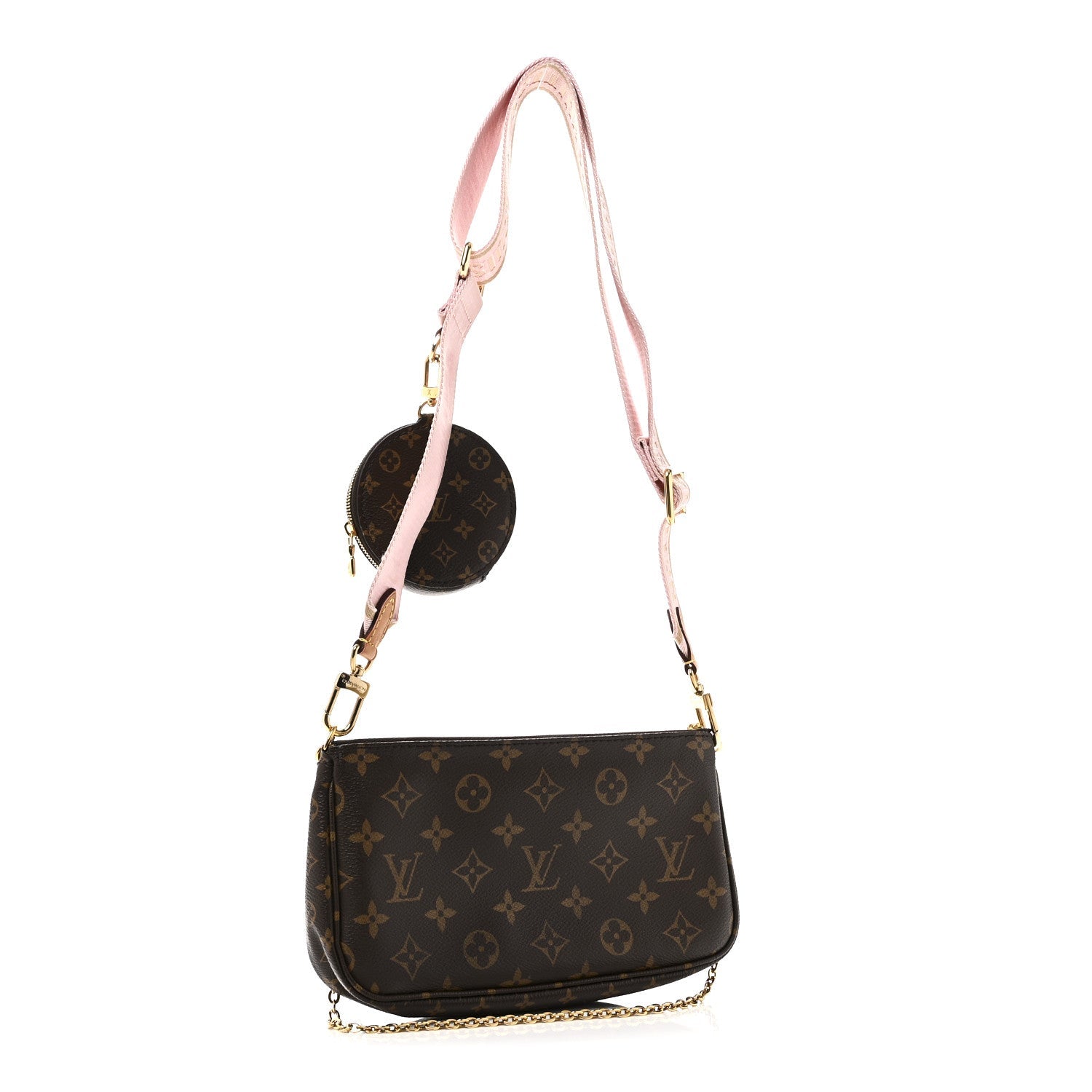 Monogram Multi Pochette Accessories Rose Clair