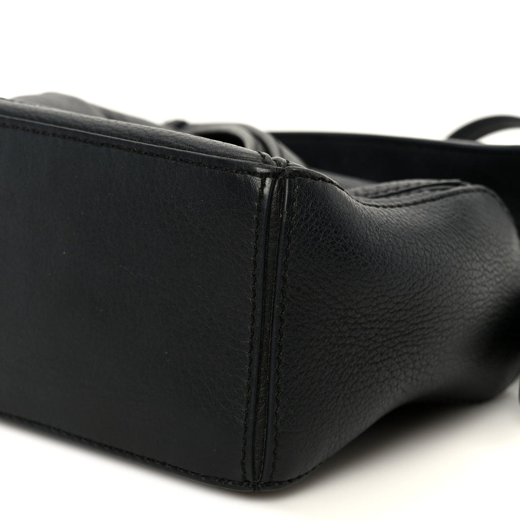 Calfskin Mini Puzzle Bag Black