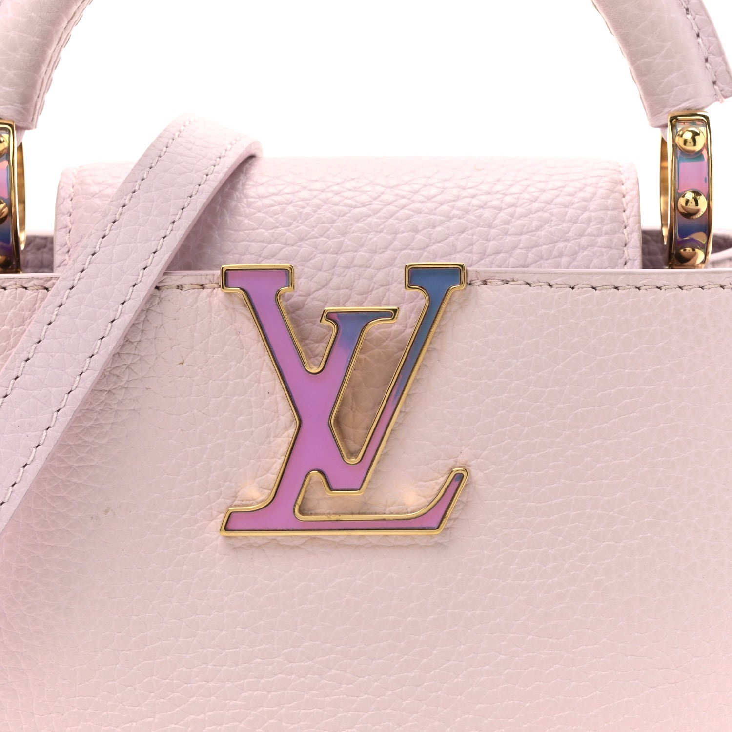 Taurillon LV Ski Capucines Mini Pearly Lilac