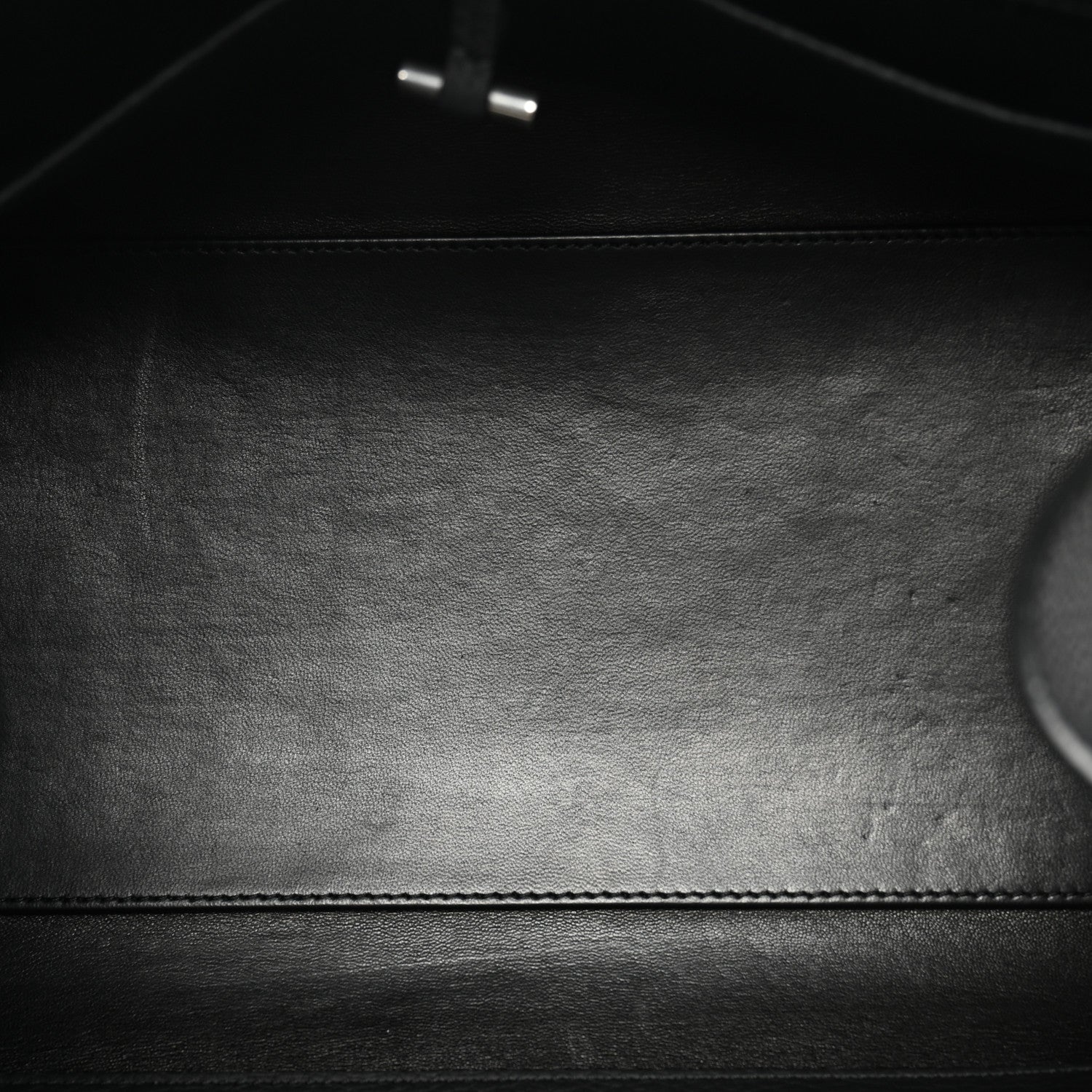 Matte Grained Calfskin EW Margaux Black