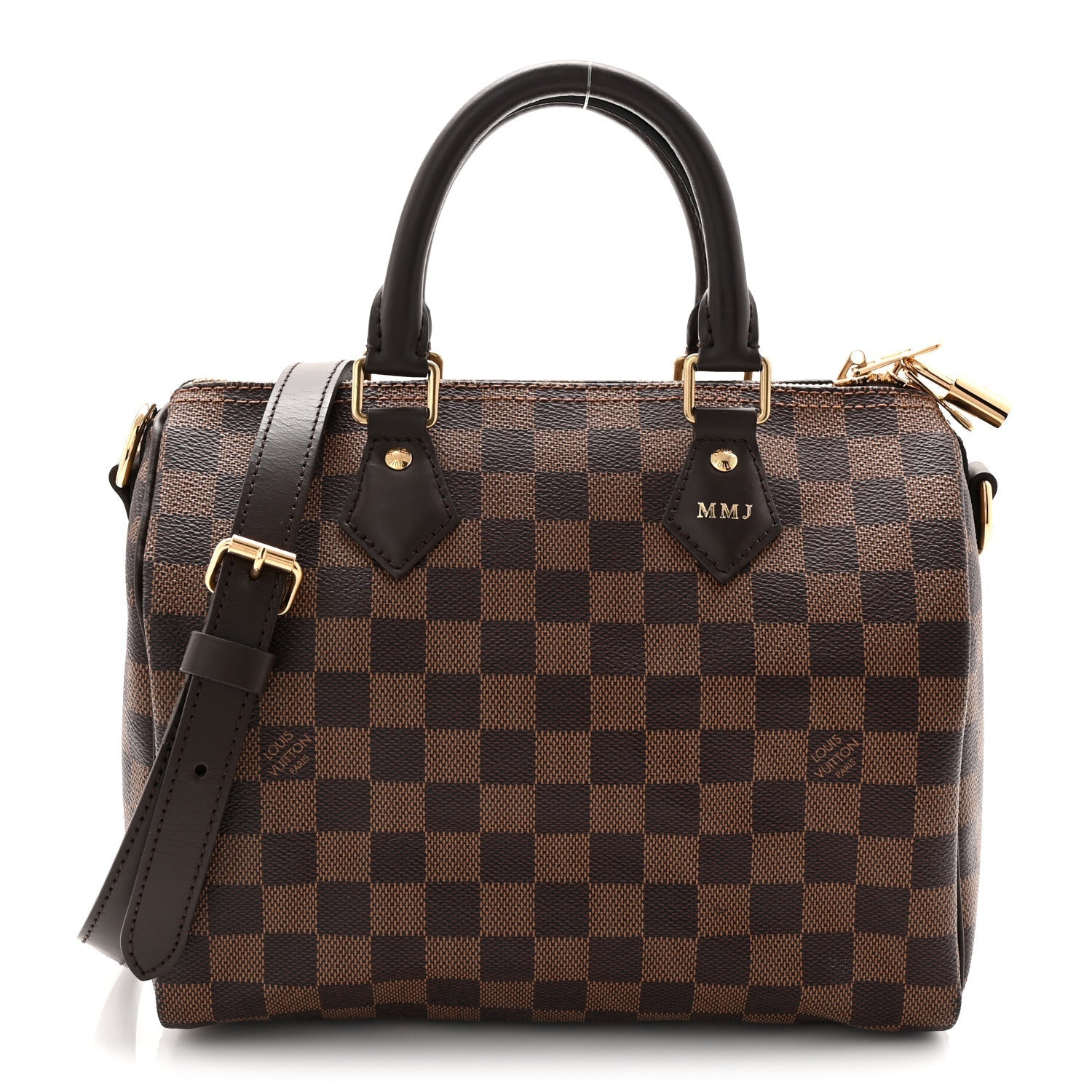 Damier Ebene Speedy Bandouliere 25