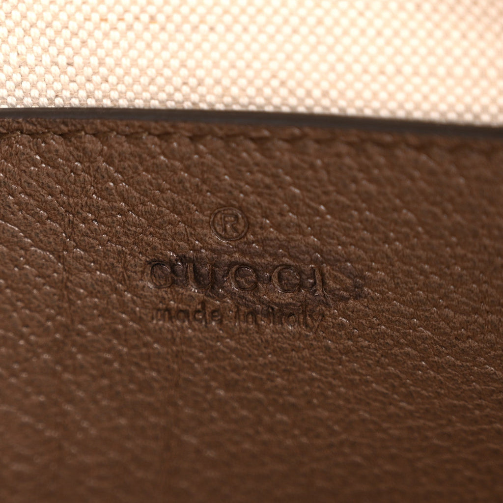 GG Supreme Monogram Web Ophidia Chain Shoulder Bag Brown