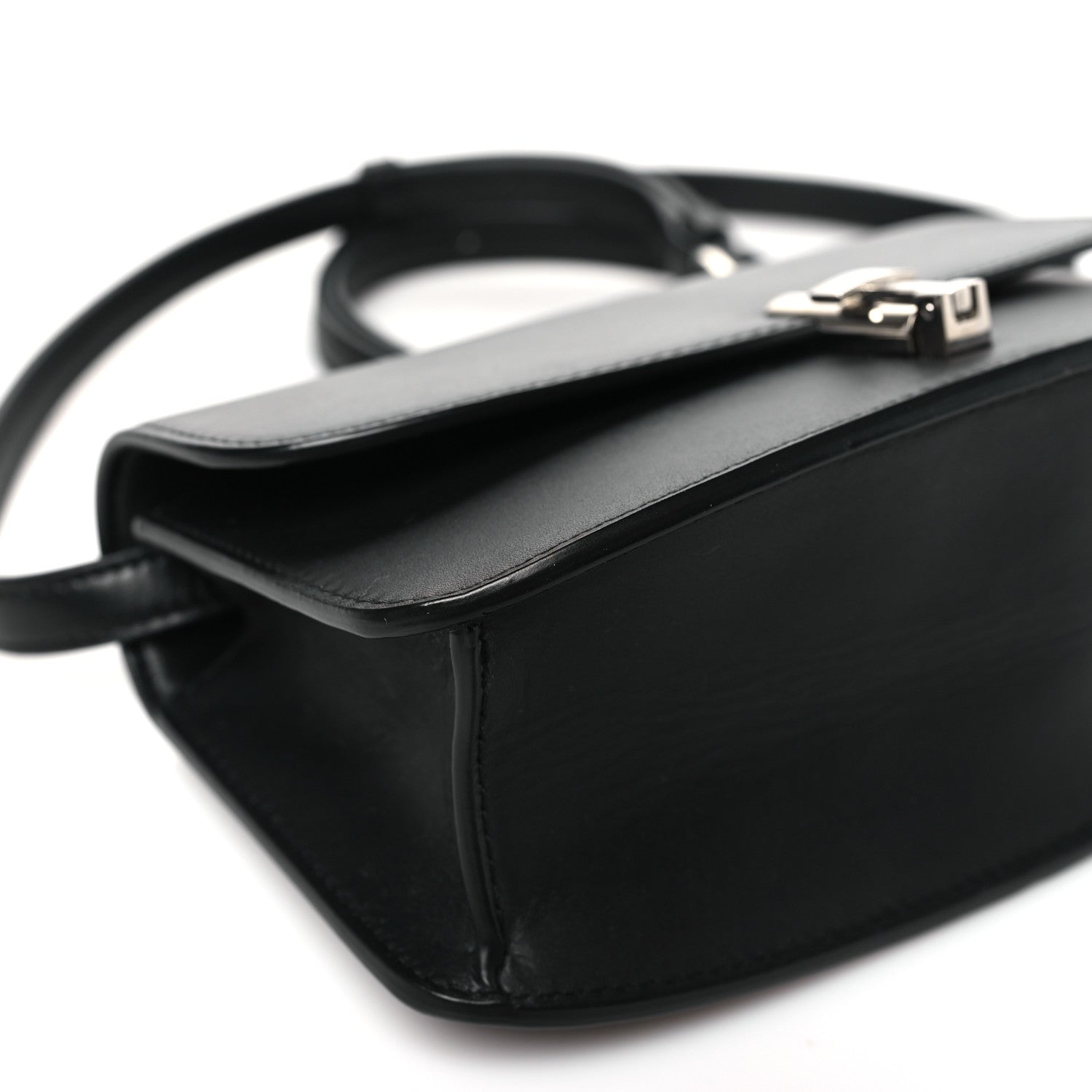 Smooth Calfskin The Sofia E/W Crossbody Black