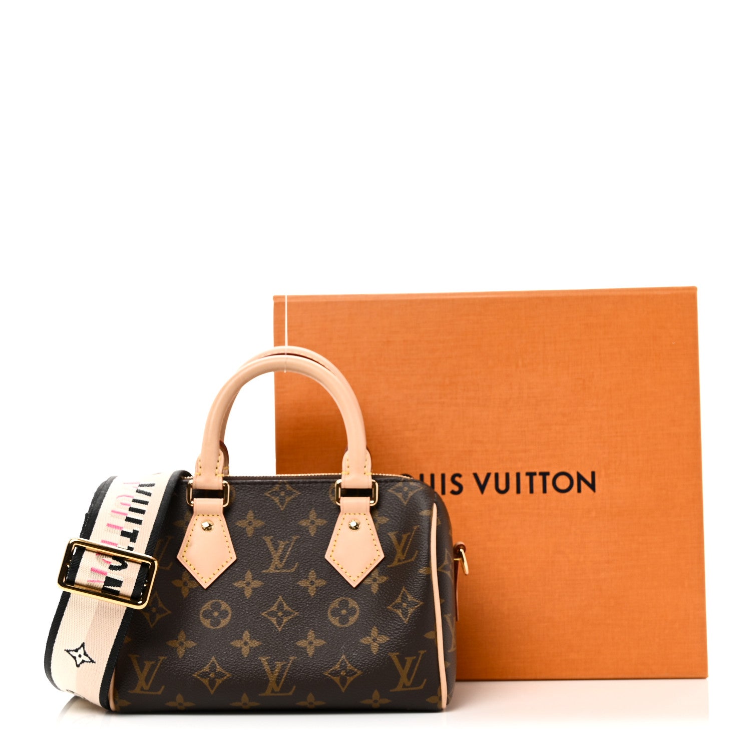 Monogram Speedy Bandouliere 20 Black