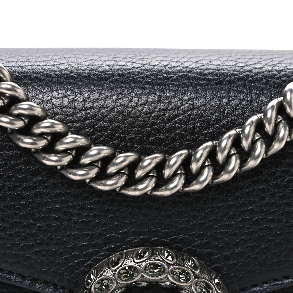 Calfskin Mini Dionysus Shoulder Bag Black