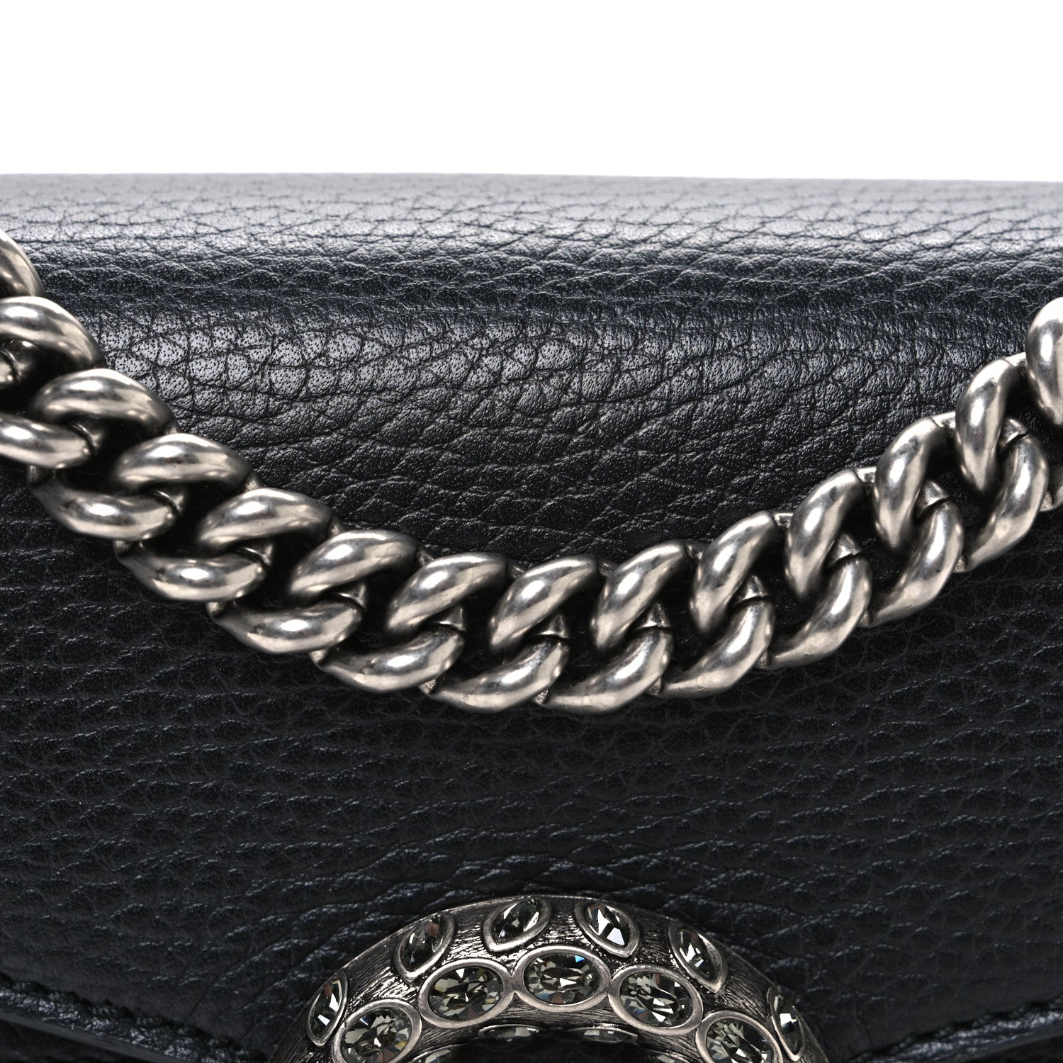 Calfskin Mini Dionysus Shoulder Bag Black
