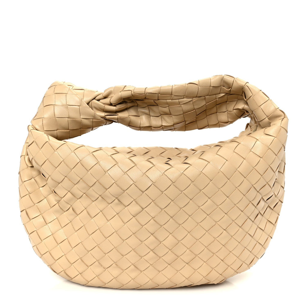 Nappa Intrecciato Teen Jodie Hobo Porridge