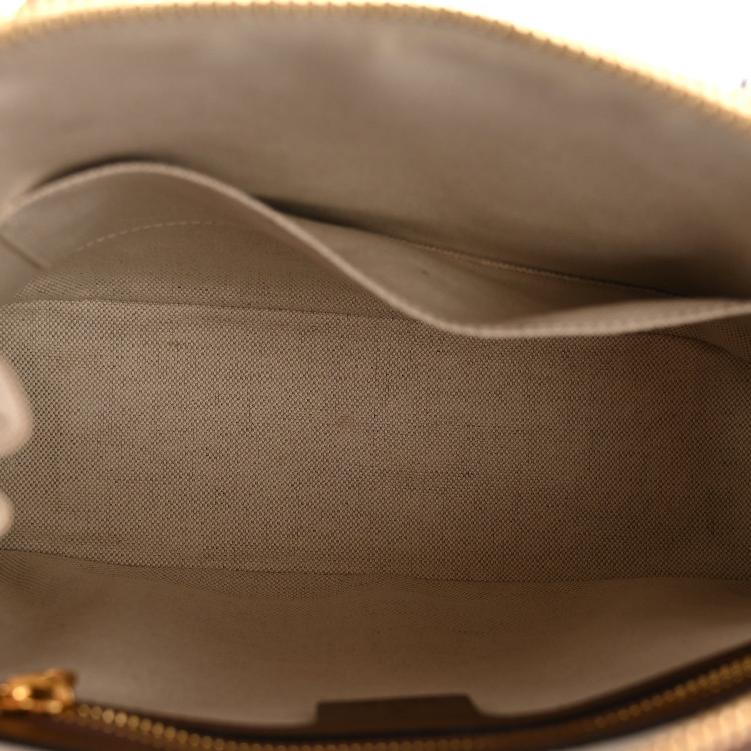 GG Supreme Monogram Azalea Calfskin Small Horsebit 1955 Top Handle Bag Beige Ebony Brown Sugar