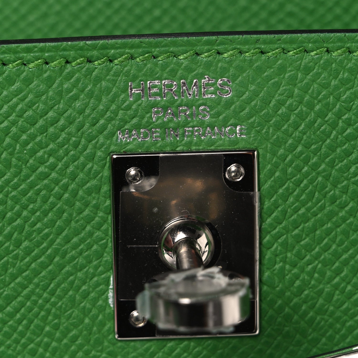 Epsom Kelly Sellier 25 Vert Yucca