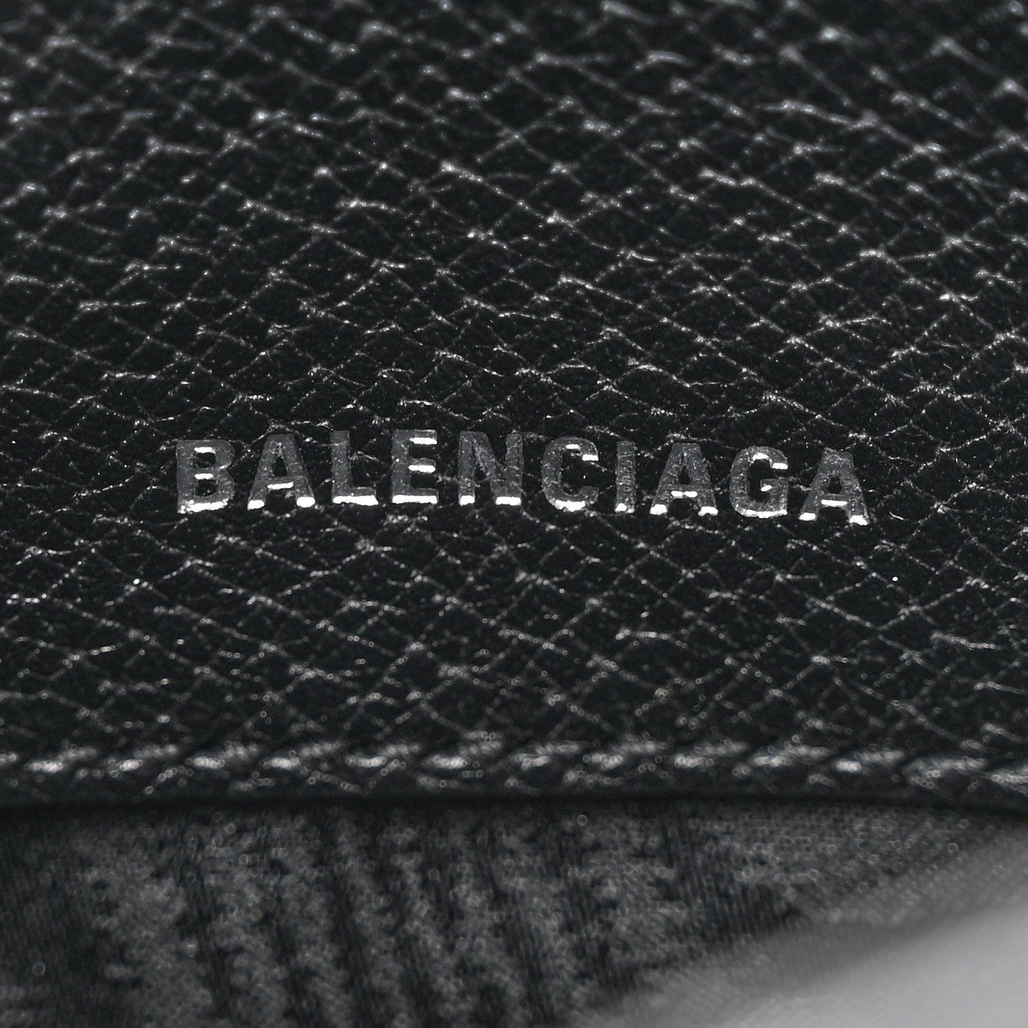 X BALENCIAGA BB Monogram Calfskin Web Mini Jackie 1961 Hobo Black