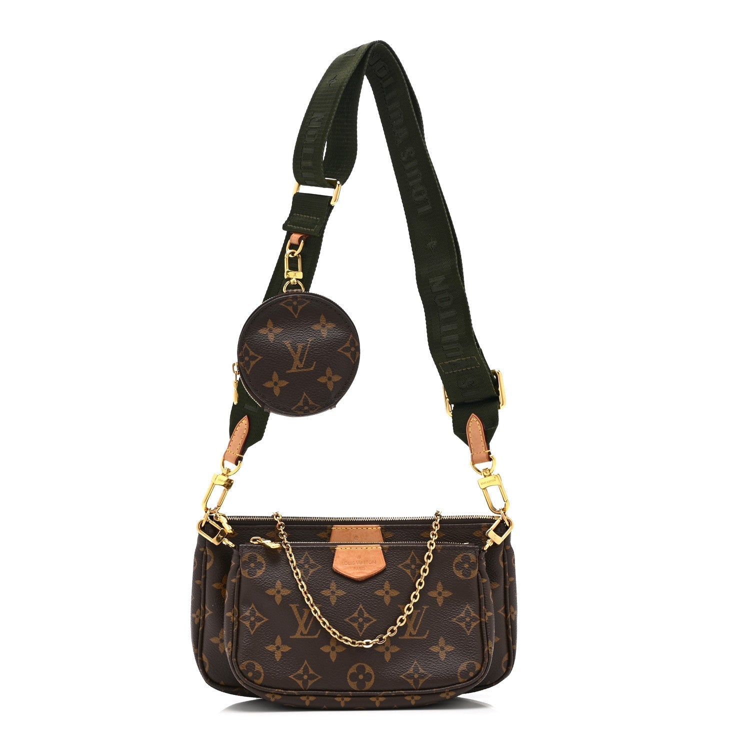 Monogram Multi Pochette Accessories Kaki