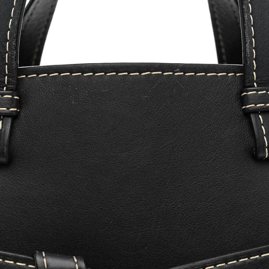 Calfskin Gate Tote Midnight Blue