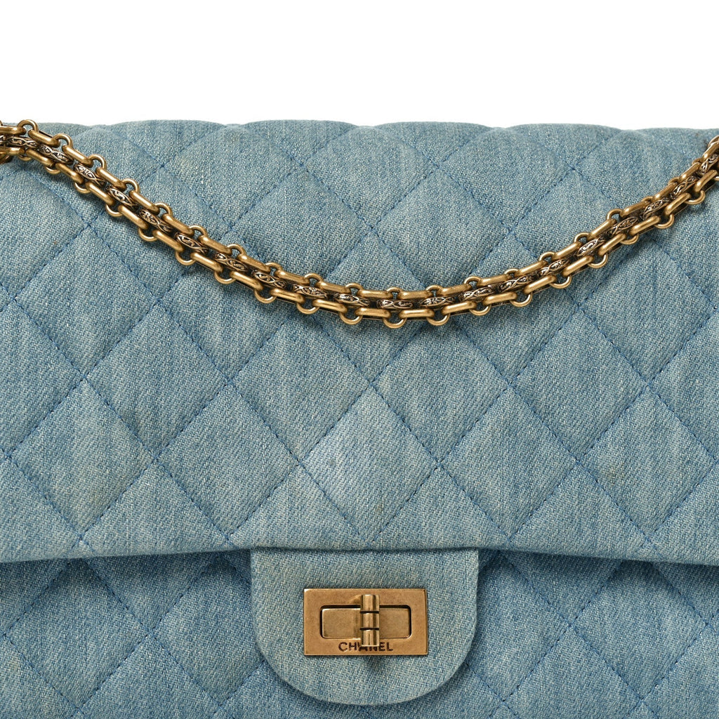 Denim Quilted 2.55 Reissue 226 Flap Light Blue