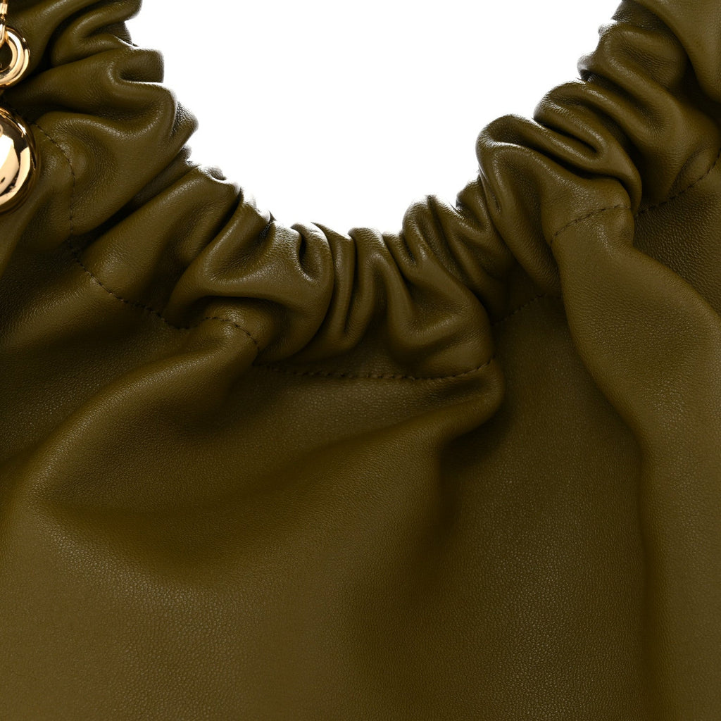 Mellow Nappa Small Squeeze Bag Olive