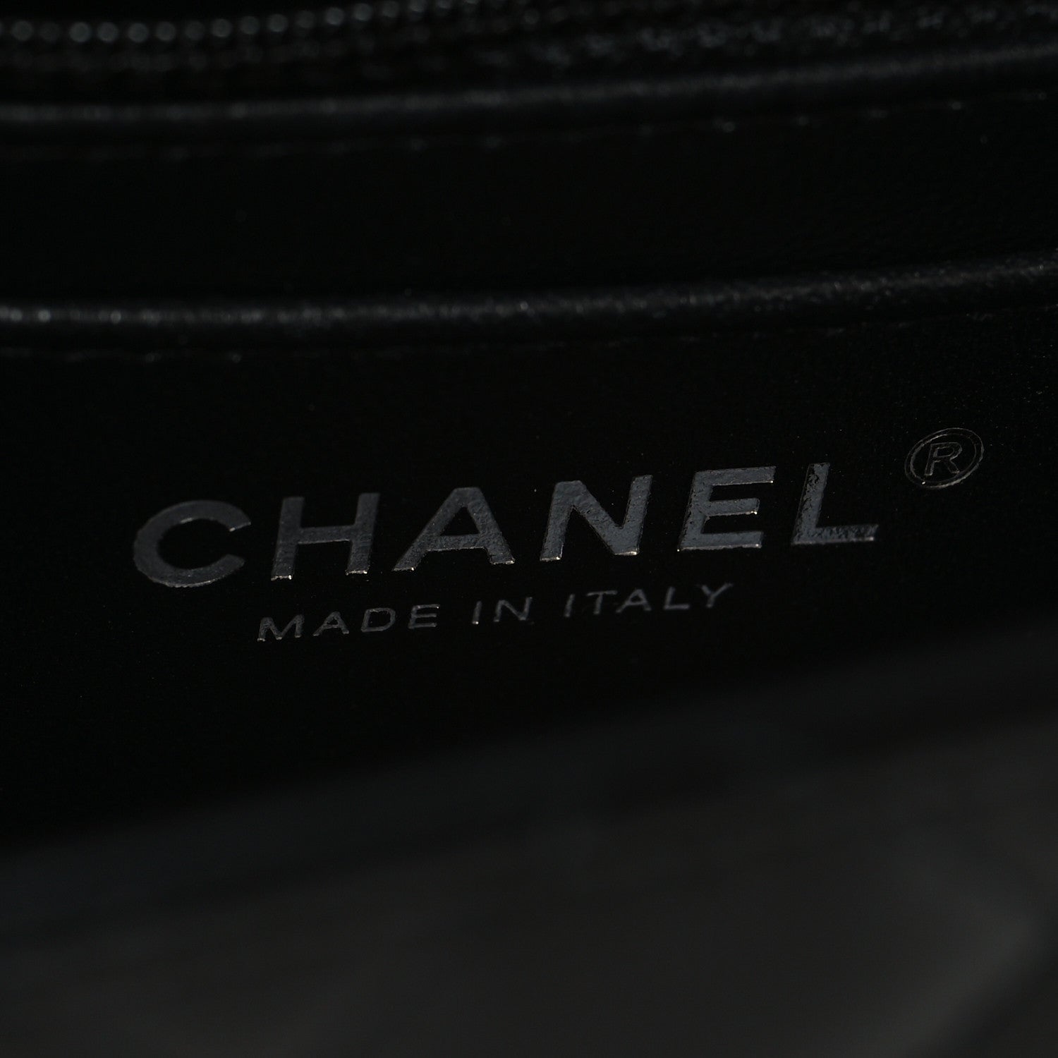 Lambskin Quilted Mini Square Flap Black