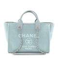 Mixed Fibers Small Deauville Tote Light Blue