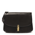 Sleek Calfskin The Sofia 8.75 Crossbody Dark Brown