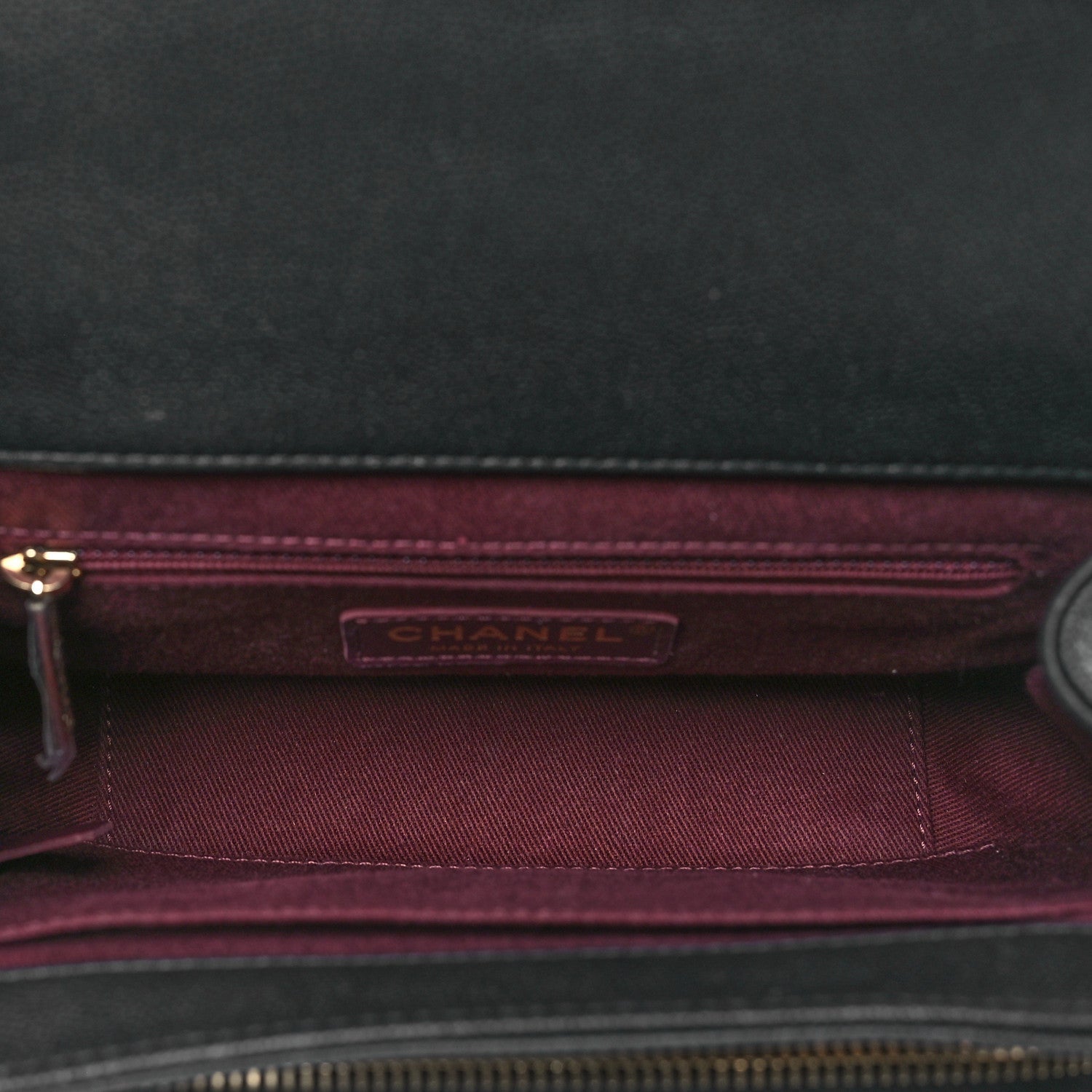 Caviar Quilted Small Business Affinity Flap Black