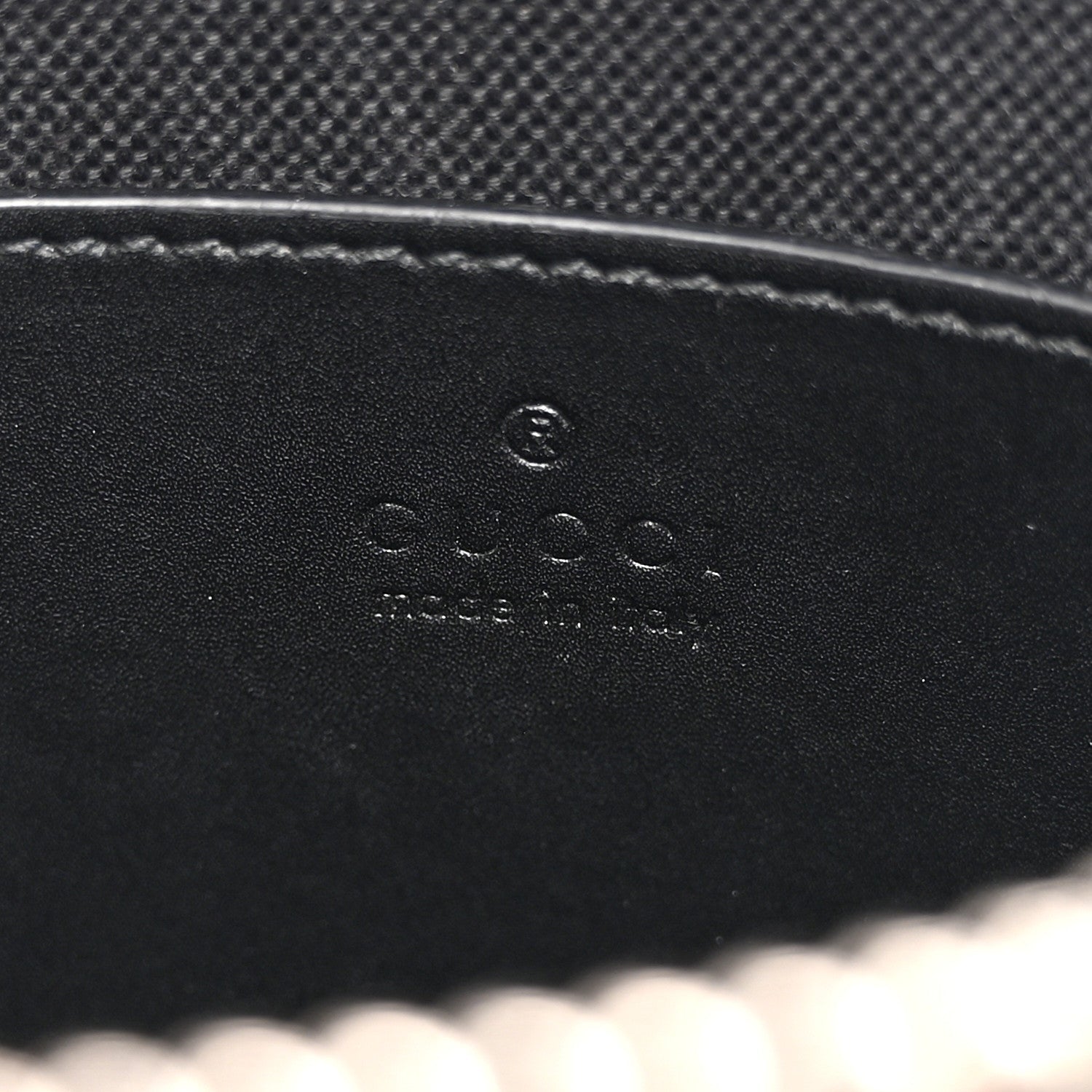 GG Supreme Monogram Web Small Flat Messenger Bag Black Grey