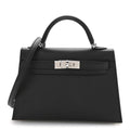 Epsom Mini Kelly Sellier 20 Black
