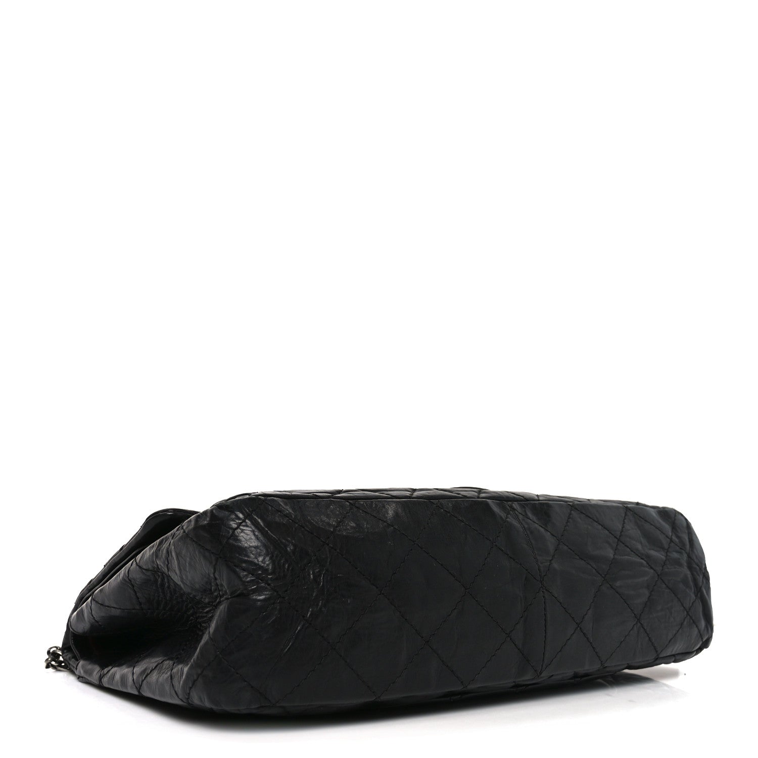 Aged Calfskin Quilted 2.55 Reissue 226 Flap Black