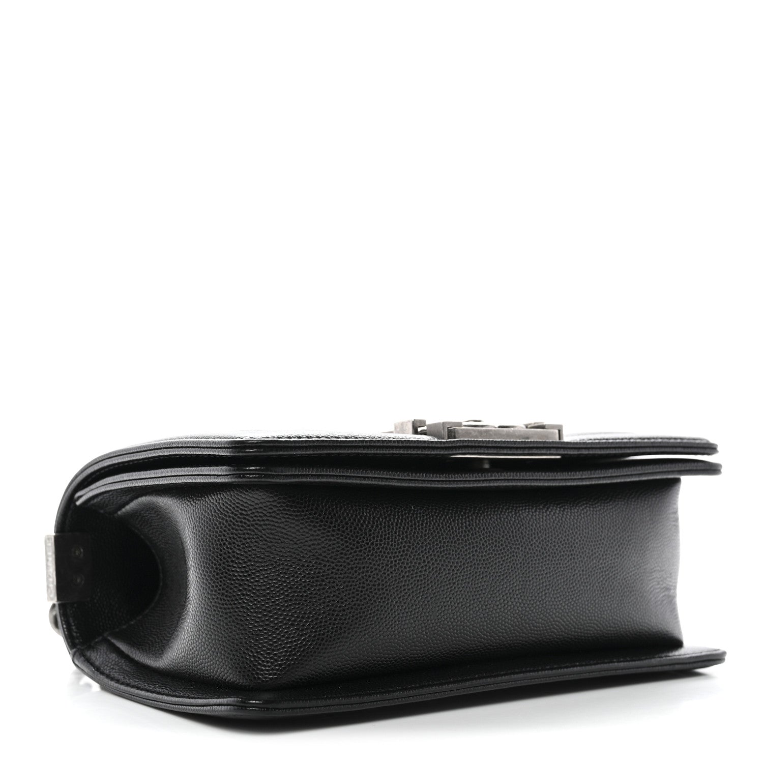 Caviar Quilted Small Boy Flap Black