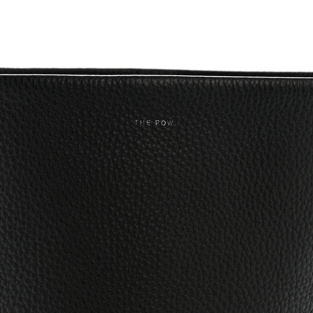 Grained Calfskin Medium N/S Park Tote Black