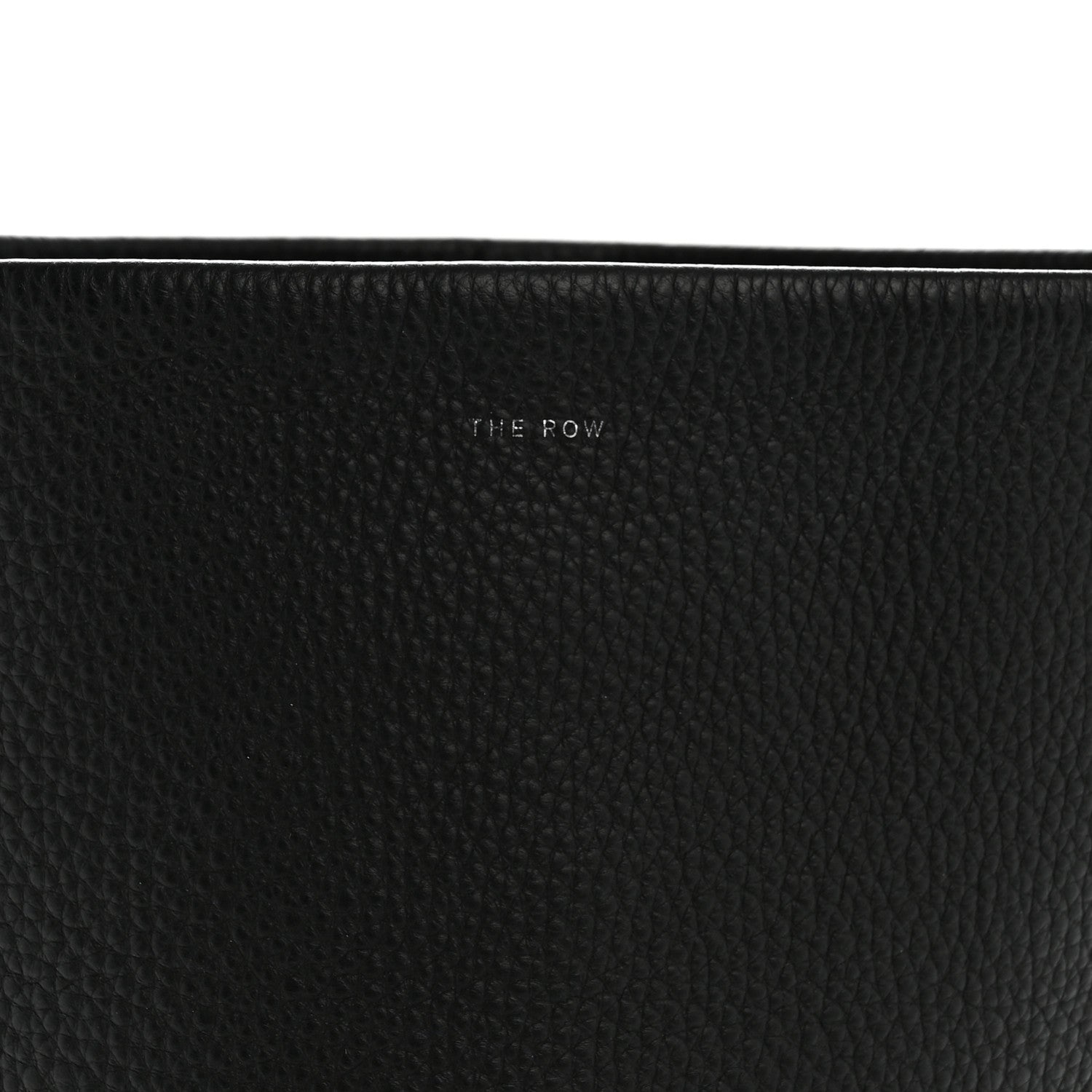 Grained Calfskin Medium N/S Park Tote Black