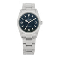 Stainless Steel 39mm Oyster Perpetual Explorer Watch Black 114270
