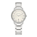 Stainless Steel Diamond Bezel 31mm Atlas 2-Hand Quartz Watch