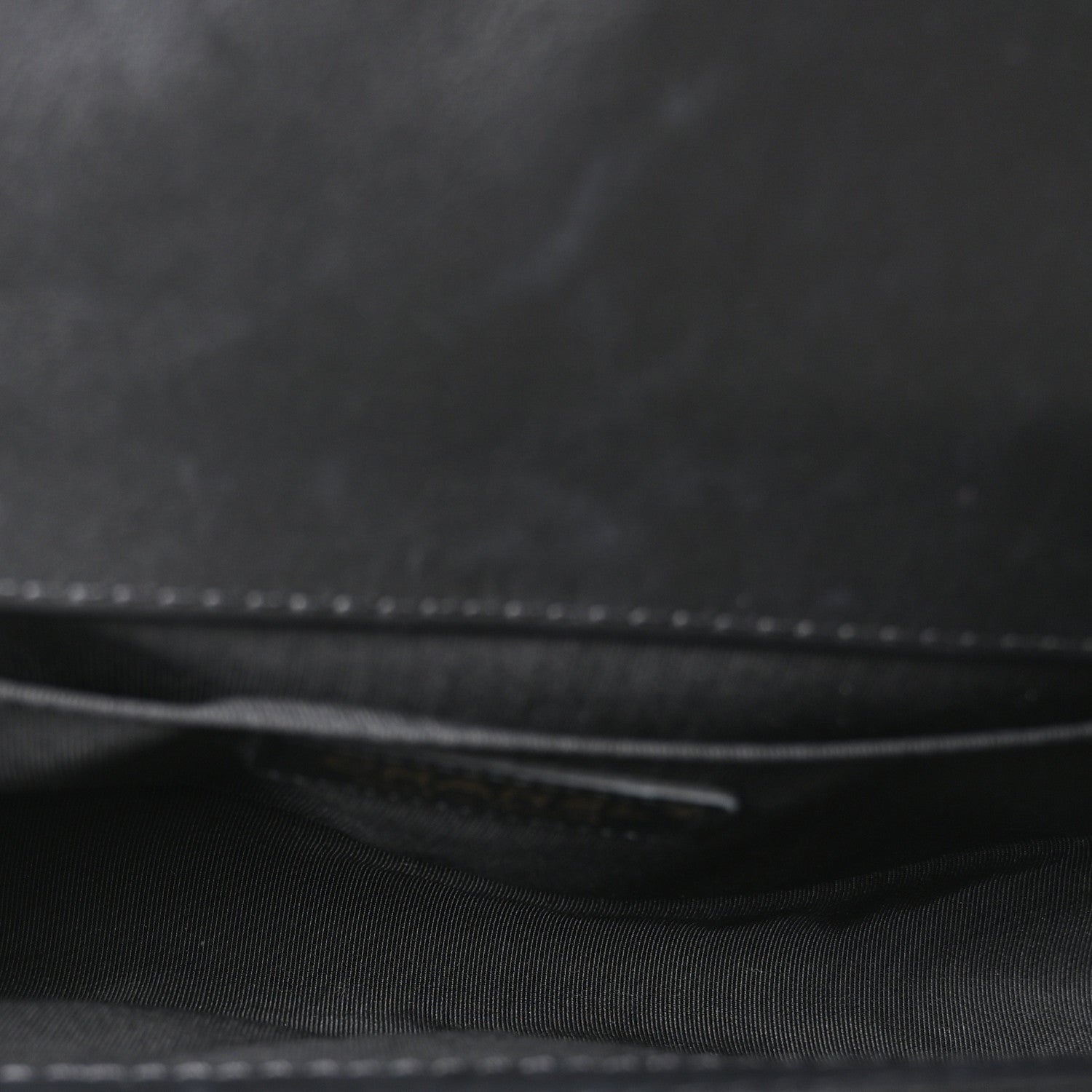 Calfskin Quilted Medium Boy Top Handle Flap Black