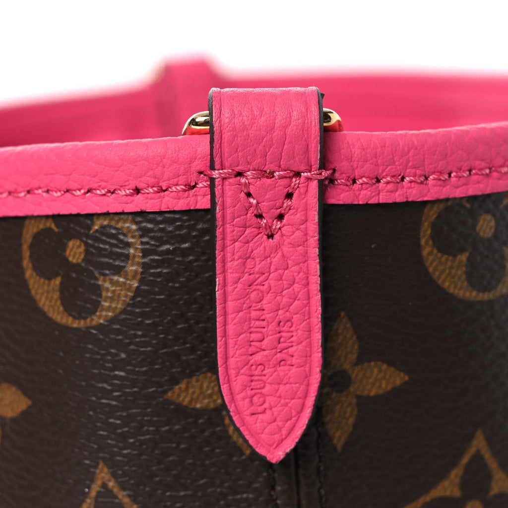 Monogram Neverfull Inside Out Bandouliere BB Rose Pondichery