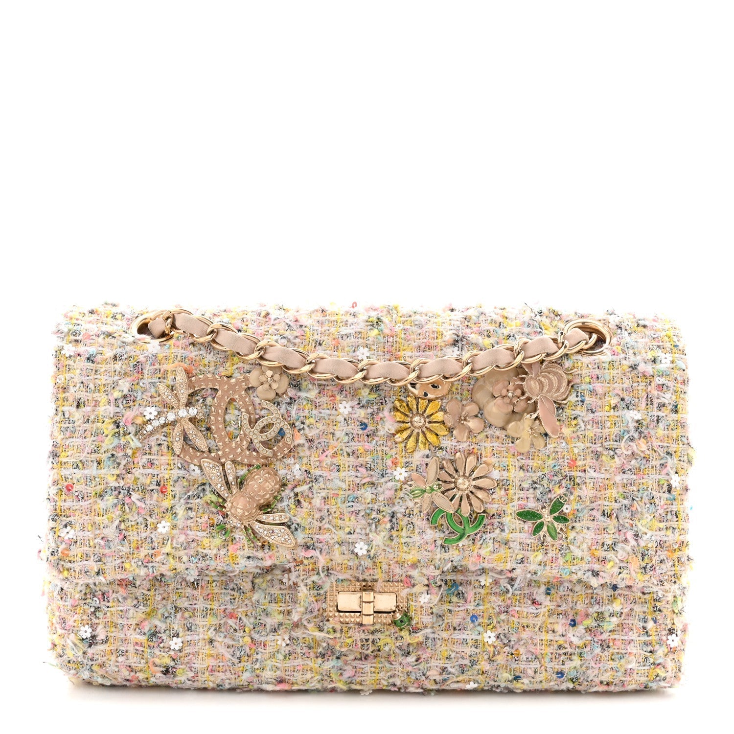 Tweed Garden Party 2.55 Reissue 225 Flap Multicolor