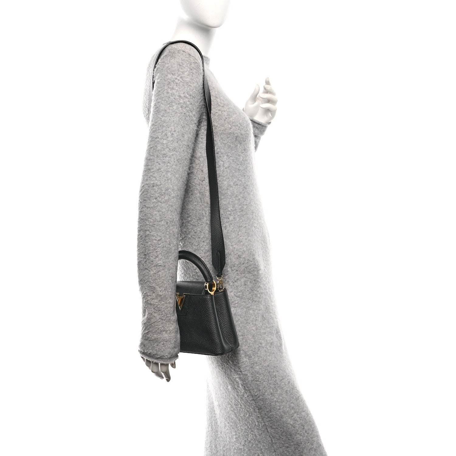 Taurillon Mini Capucines Black