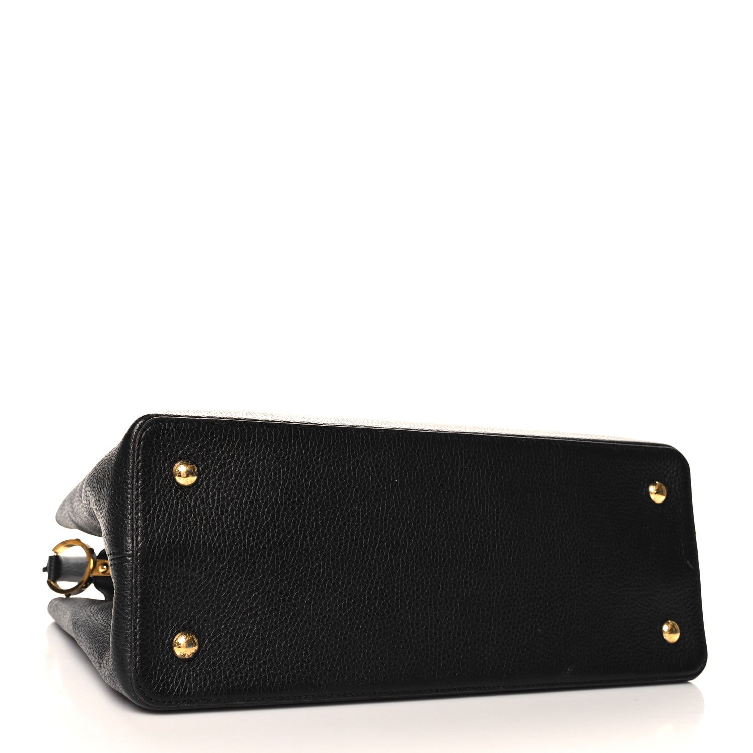 Taurillon Capucines GM  Black Fuchsia
